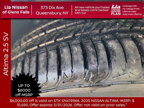 New 2025 Nissan Altima 2.5 SV image 11