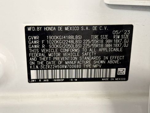 Certified 2024 Honda HR-V Sport image 20