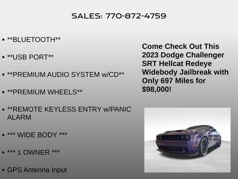Used 2023 Dodge Challenger SRT Hellcat image 25