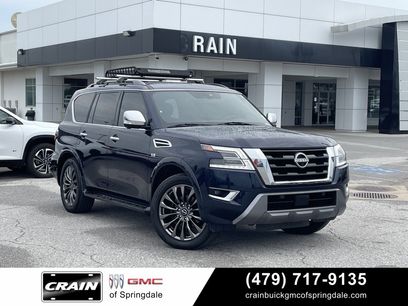 Used 2021 Nissan Armada Platinum w/ Captain's Chairs Package