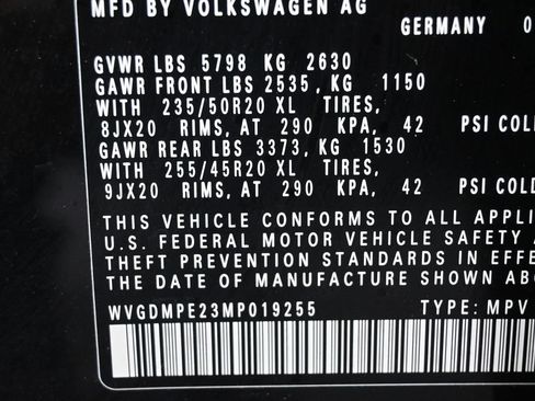 Used 2021 Volkswagen ID.4 1st Edition RWD image 10