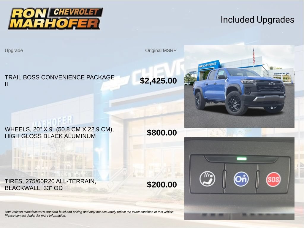 New 2026 Chevrolet Colorado Trail Boss AWD/4WD image 6