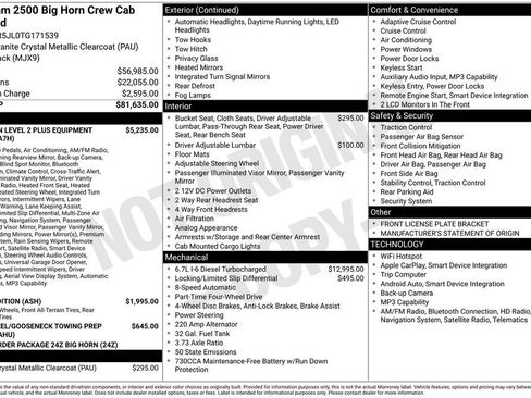 New 2026 RAM 2500 Big Horn image 4