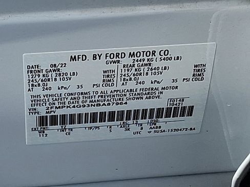 Used 2022 Ford Edge SE AWD/4WD image 27