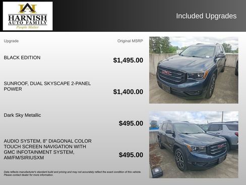 Used 2019 GMC Acadia SLT w/ Black Edition AWD/4WD image 4
