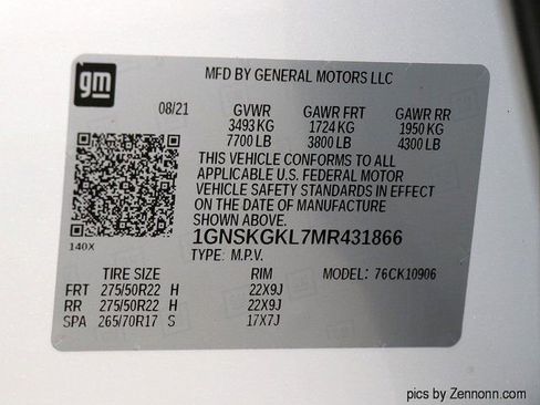 Certified 2021 Chevrolet Suburban High Country image 36