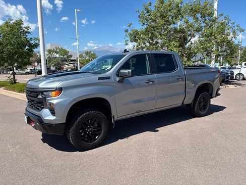 Certified 2024 Chevrolet Silverado 1500 Custom Trail Boss w/ LPO, Dark Essentials Package AWD/4WD image 3