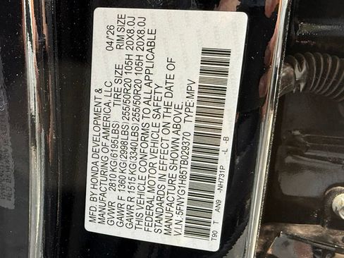 Certified 2026 Honda Pilot Elite image 33