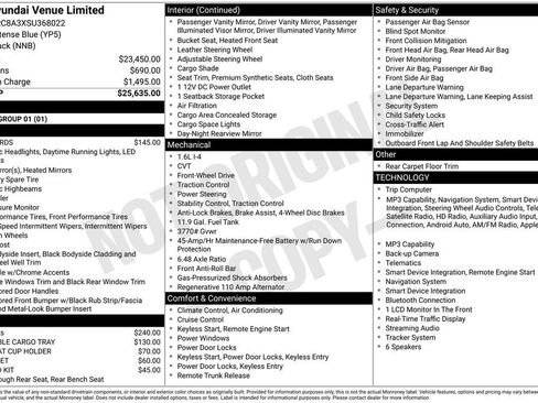 Used 2025 Hyundai Venue Limited FWD image 33