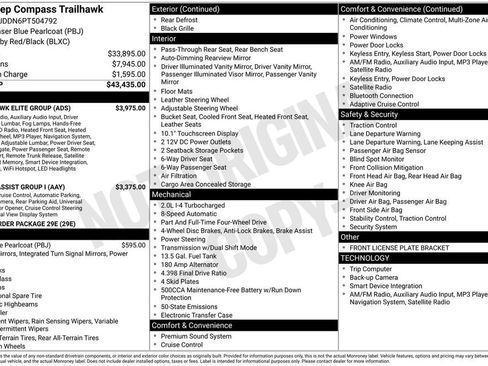 Used 2023 Jeep Compass Trailhawk w/ Trailhawk Elite Group image 15