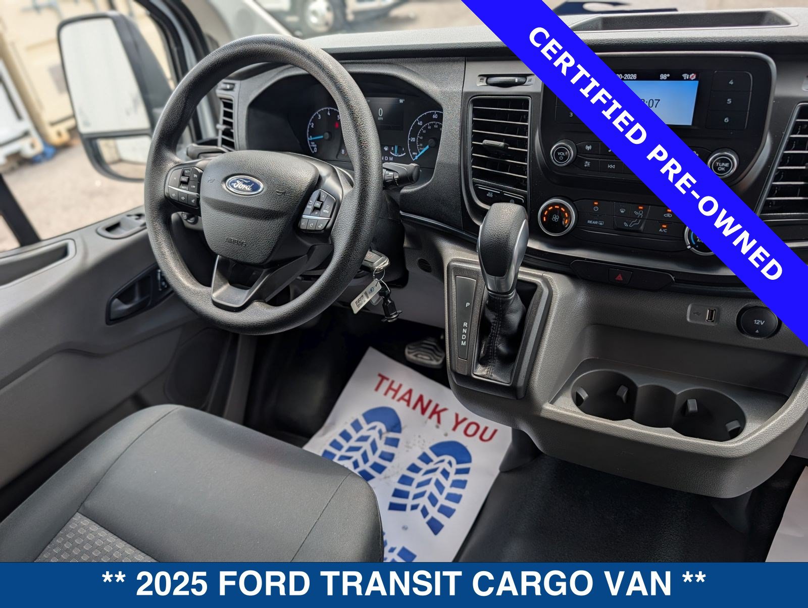 Certified 2025 Ford Transit 250 Low Roof w/ Exterior Upgrade Package RWD image 23