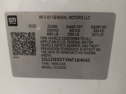 Used 2022 Chevrolet Malibu LS image 33