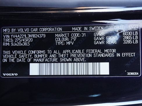 Used 2022 Volvo XC90 T6 Inscription w/ Advanced Package image 71