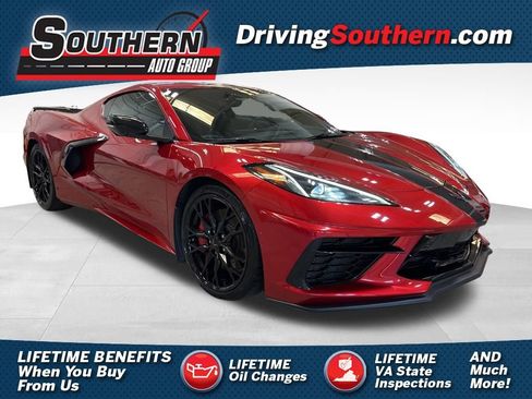 Used 2023 Chevrolet Corvette Stingray Preferred Cpe w/ Z51 Performance Package RWD image 1