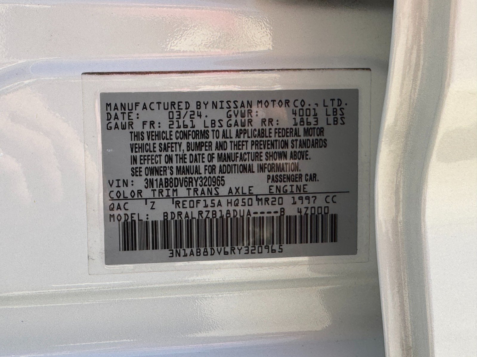 Used 2024 Nissan Sentra SR FWD image 38
