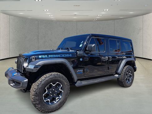 Used 2022 Jeep Wrangler Unlimited Rubicon 4xe w/ Cold Weather Group image 1