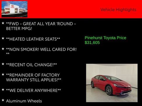 Used 2026 Toyota Prius XLE image 19