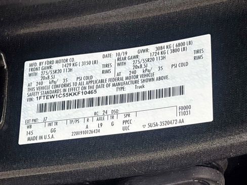 Used 2019 Ford F150 XL w/ Equipment Group 101A Mid RWD image 29