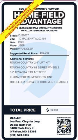 New 2026 Jeep Wrangler Unlimited Sahara w/ Safety Group AWD/4WD image 2
