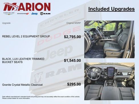 New 2026 RAM 1500 Rebel w/ Rebel Level 2 Equipment Group image 9