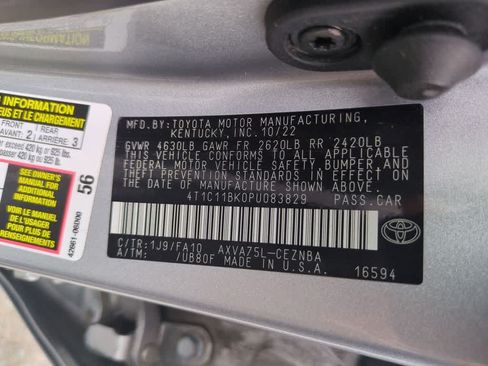 Used 2023 Toyota Camry LE w/ Cold Weather Package AWD/4WD image 27