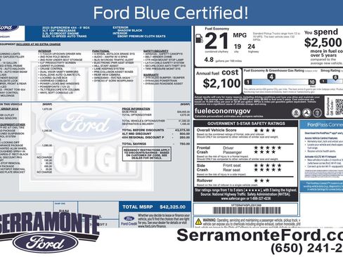Used 2023 Ford Ranger XLT w/ Equipment Group 301A Mid AWD/4WD image 9