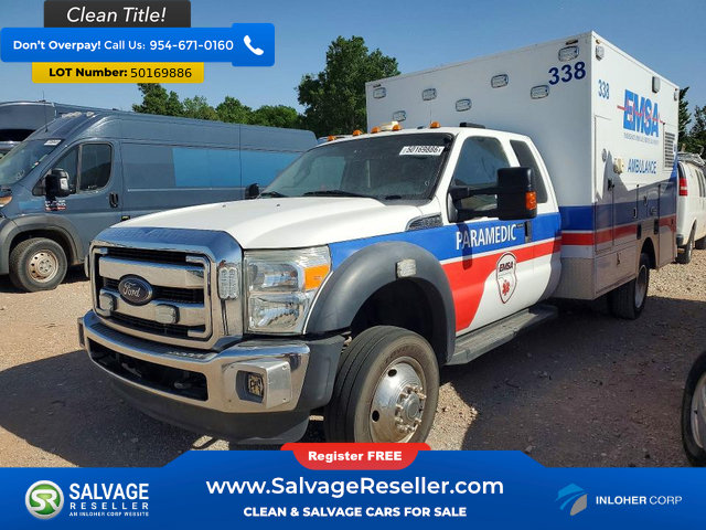 Used 2016 Ford F450 XLT w/ Ambulance Prep Package RWD image 1