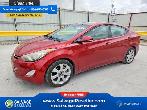 Used 2012 Hyundai Elantra Limited FWD image 1