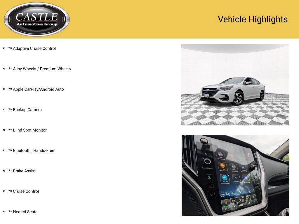 Certified 2025 Subaru Legacy Premium AWD/4WD image 4