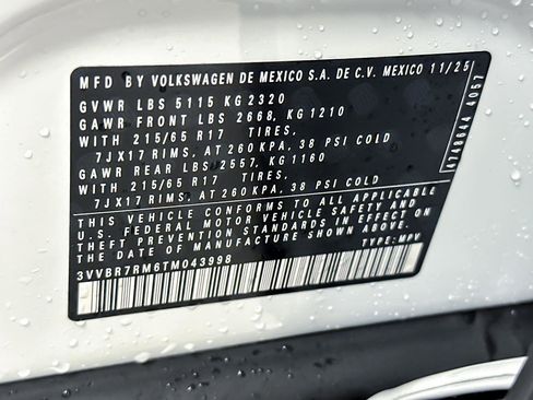 New 2026 Volkswagen Tiguan S image 25