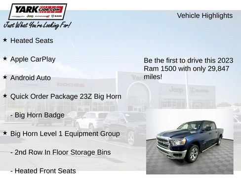 Certified 2023 RAM 1500 Big Horn AWD/4WD image 13