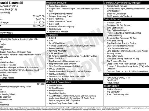 Used 2024 Hyundai Elantra SE FWD image 25