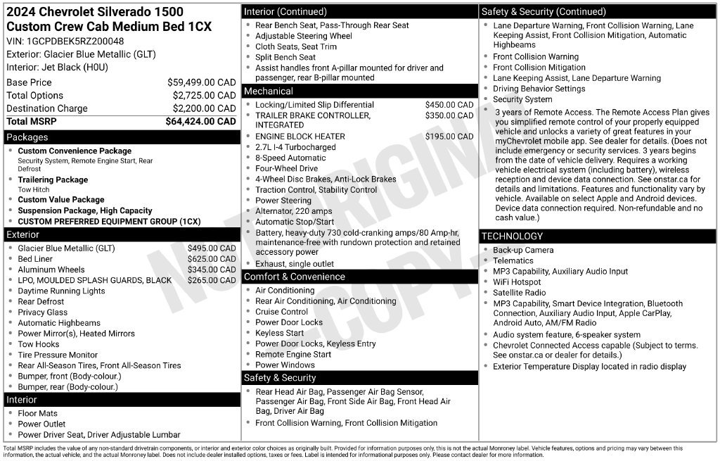 Used 2024 Chevrolet Silverado 1500 Custom AWD/4WD image 20