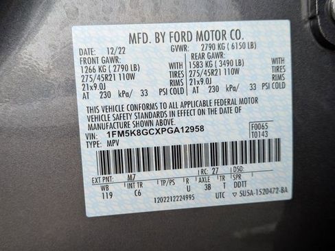 Used 2023 Ford Explorer ST w/ Equipment Group 401A AWD/4WD image 32