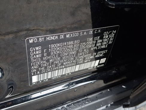 Certified 2024 Honda HR-V Sport image 27