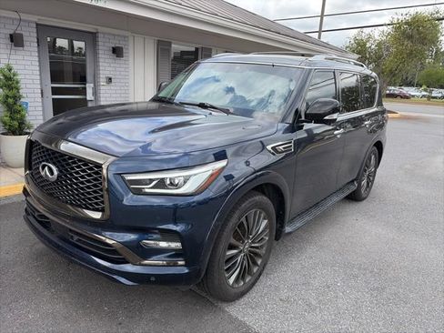 Used 2021 INFINITI QX80 Premium Select w/ Cargo Package RWD image 1