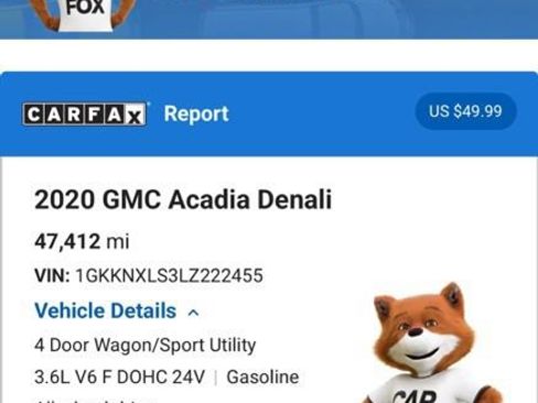 Used 2020 GMC Acadia Denali AWD/4WD image 41