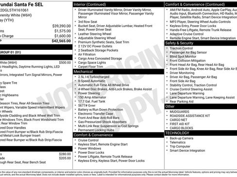 New 2026 Hyundai Santa Fe SEL image 28
