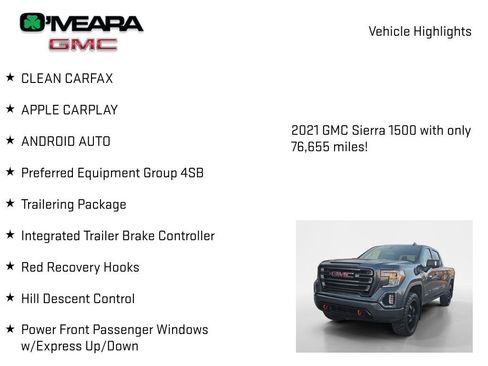 Used 2021 GMC Sierra 1500 AT4 image 7