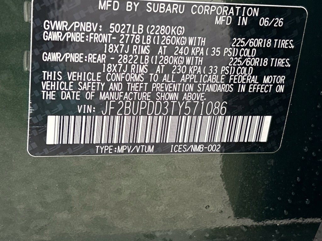 New 2026 Subaru Outback Limited AWD/4WD image 39