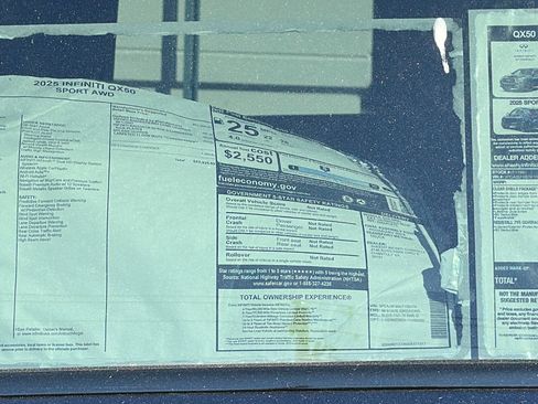 New 2025 INFINITI QX50 Sport image 12