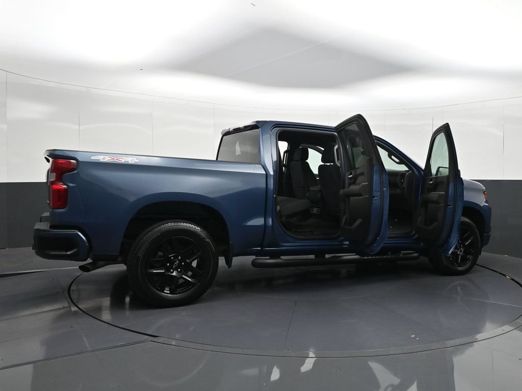 Certified 2024 Chevrolet Silverado 1500 Custom w/ Turbomax Blackout Package AWD/4WD image 38
