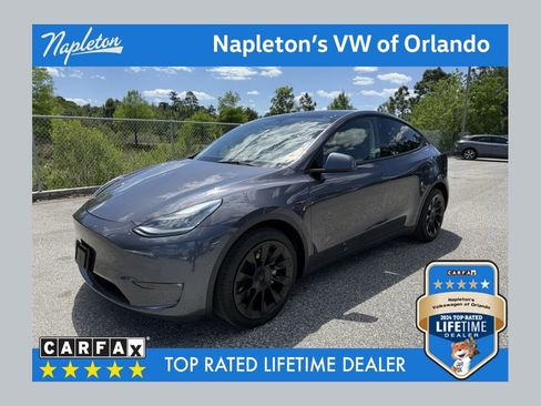 Used 2021 Tesla Model Y Long Range AWD/4WD image 1