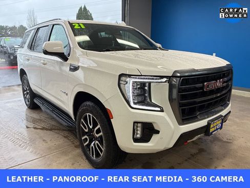 Used 2021 GMC Yukon AT4 w/ Rear Media and Nav Package image 1