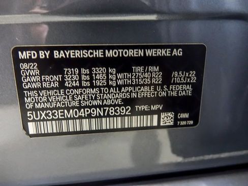 Used 2023 BMW X7 M60i w/ Executive Package image 37