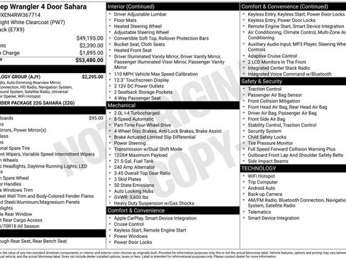 Used 2024 Jeep Wrangler Sahara w/ Technology Group image 35