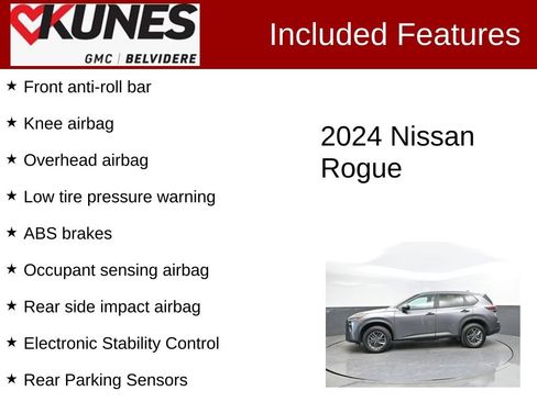 Used 2024 Nissan Rogue S AWD/4WD image 3
