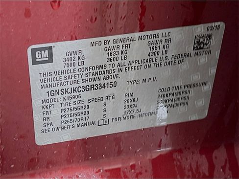 Used 2016 Chevrolet Suburban LTZ image 11