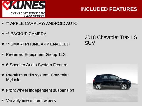 Used 2018 Chevrolet Trax LS image 2
