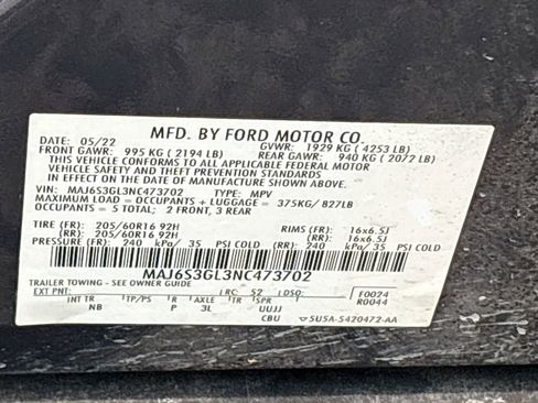 Used 2022 Ford EcoSport SE AWD/4WD image 31